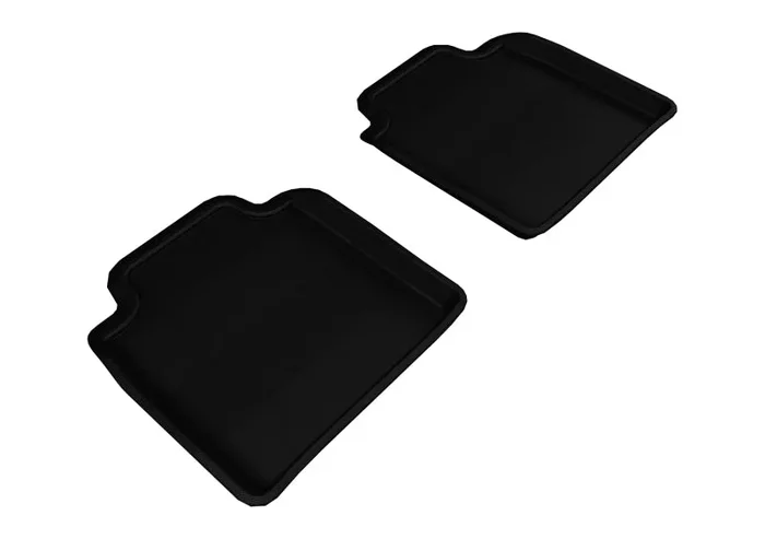 3D MAXpider 2007-2012 Lexus LS460L/LS600HL Kagu 2nd Row Floormats – Black