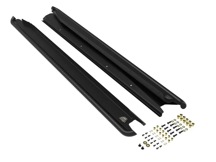 aFe POWER 20-23 Subaru Outback H4 2.4L (t) / H4 2.5L Terra Guard Trail Slider Steps – Black