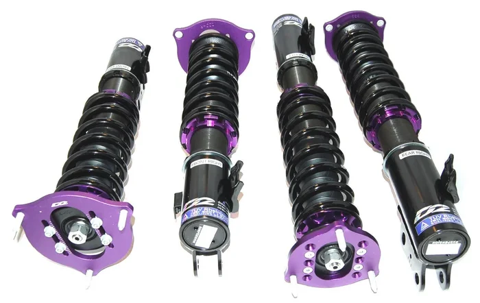 D2 Racing RS Coilovers Mercedes S-Class [Airmatic to Coilover Conv.] (06-13) RS Coilovers w/ Front Lift Air Suspension Cups