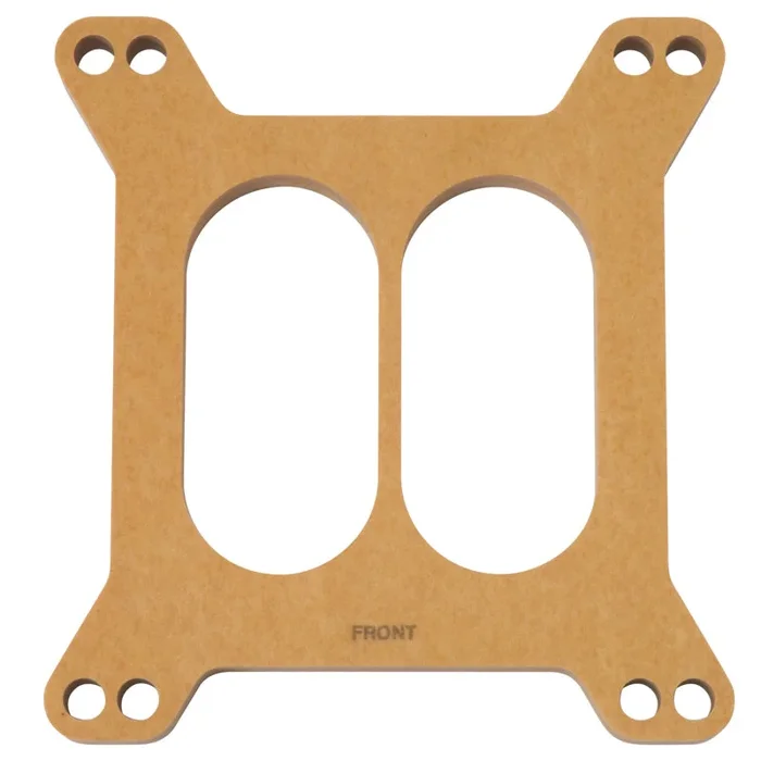 Edelbrock Spacer Carburetor 1/2In Wood Fiber Laminate Divided