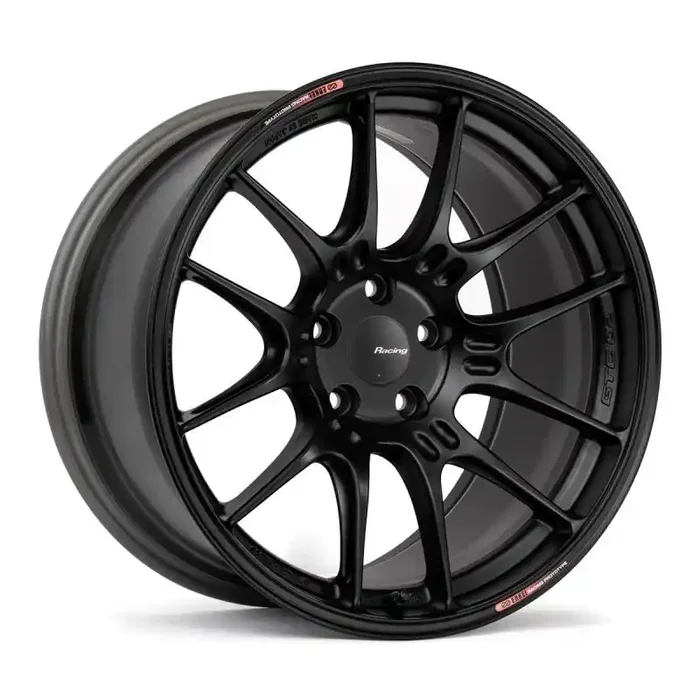 Enkei GTC02 18×10 5×112 35mm Offset 66.5mm Bore Matte Black Wheel