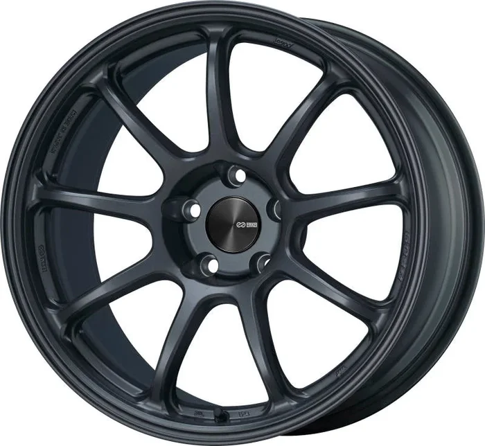 Enkei PF09 17×8 5×112 25mm Offset 75mm Bore Matte Gunmetal Wheel