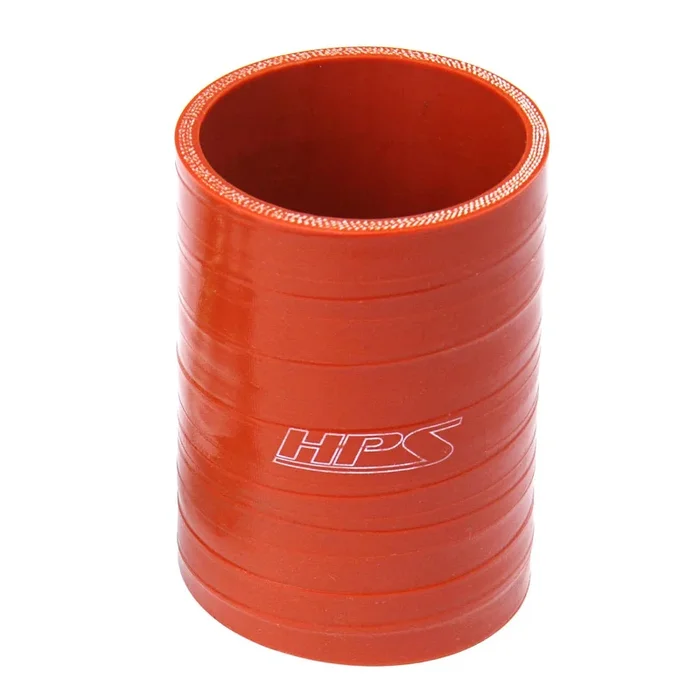 HPS 3.5 ” ID , 4 ” Long High Temp 4-ply Aramid Reinforced Silicone Straight Coupler Hose Orange (89mm ID , 102mm Length)