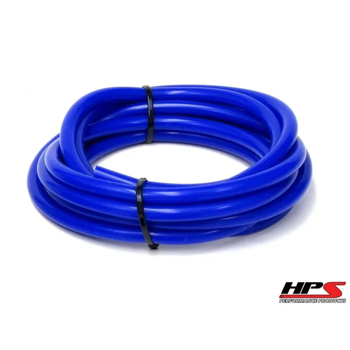 HPS 3/8 ” (9.5mm) ID Blue High Temp Silicone Vacuum Hose – 25 Feet Pack