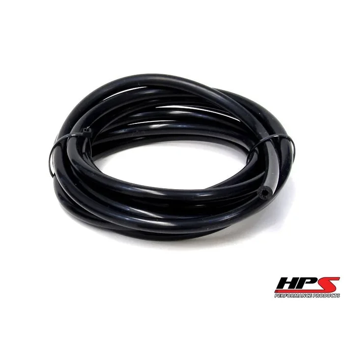 HPS 5/32 ” (4mm) ID Black High Temp Silicone Vacuum Hose – 5 Feet Pack