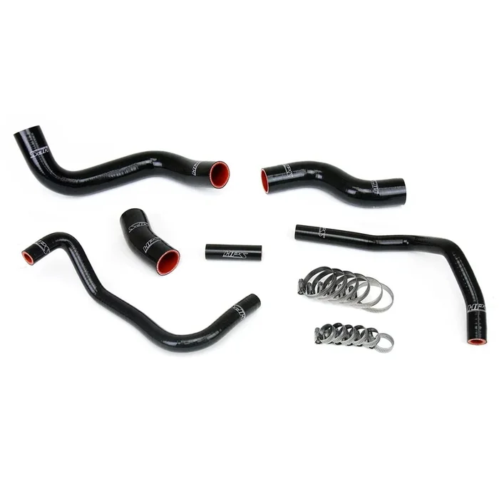 HPS Black Reinforced Silicone Radiator + Heater Hose Kit for Scion 13-16 FRS
