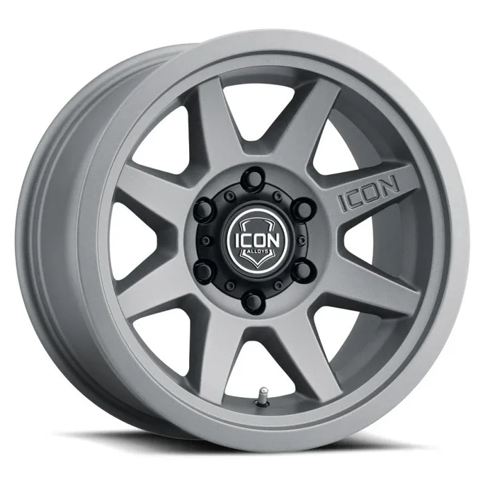 ICON Rebound 17×8.5 6×5.5 25mm Offset 5.75in BS 95.1mm Bore Charcoal Wheel