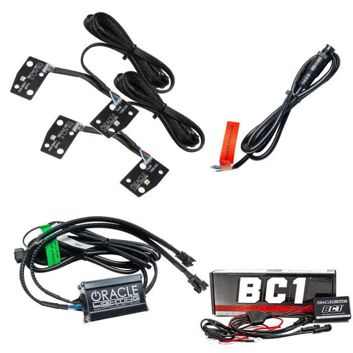 Oracle 2021 Ford Bronco DRL Upgrade w/ Halo Kit – ColorSHIFT w/ BC1 Controller SEE WARRANTY
