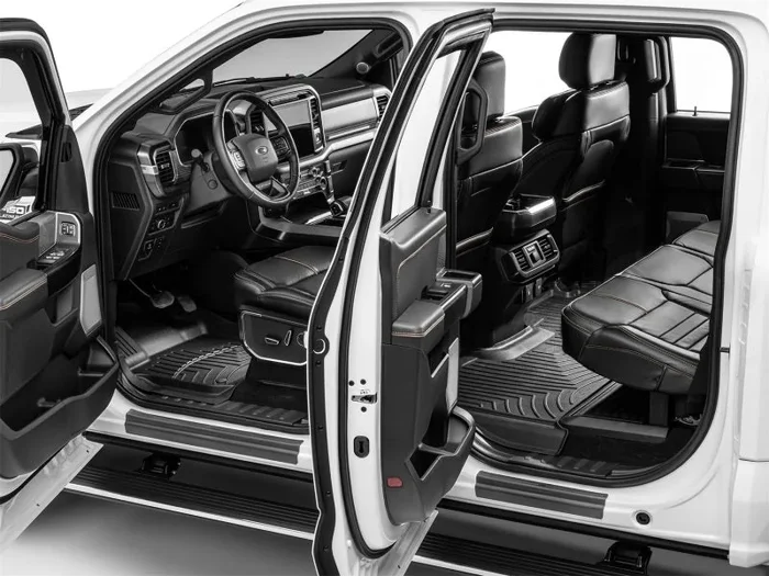 WeatherTech 21-23 Ford F-150 SuperCrew (Incl. Raptor) SillProtector 4pc Set – Black